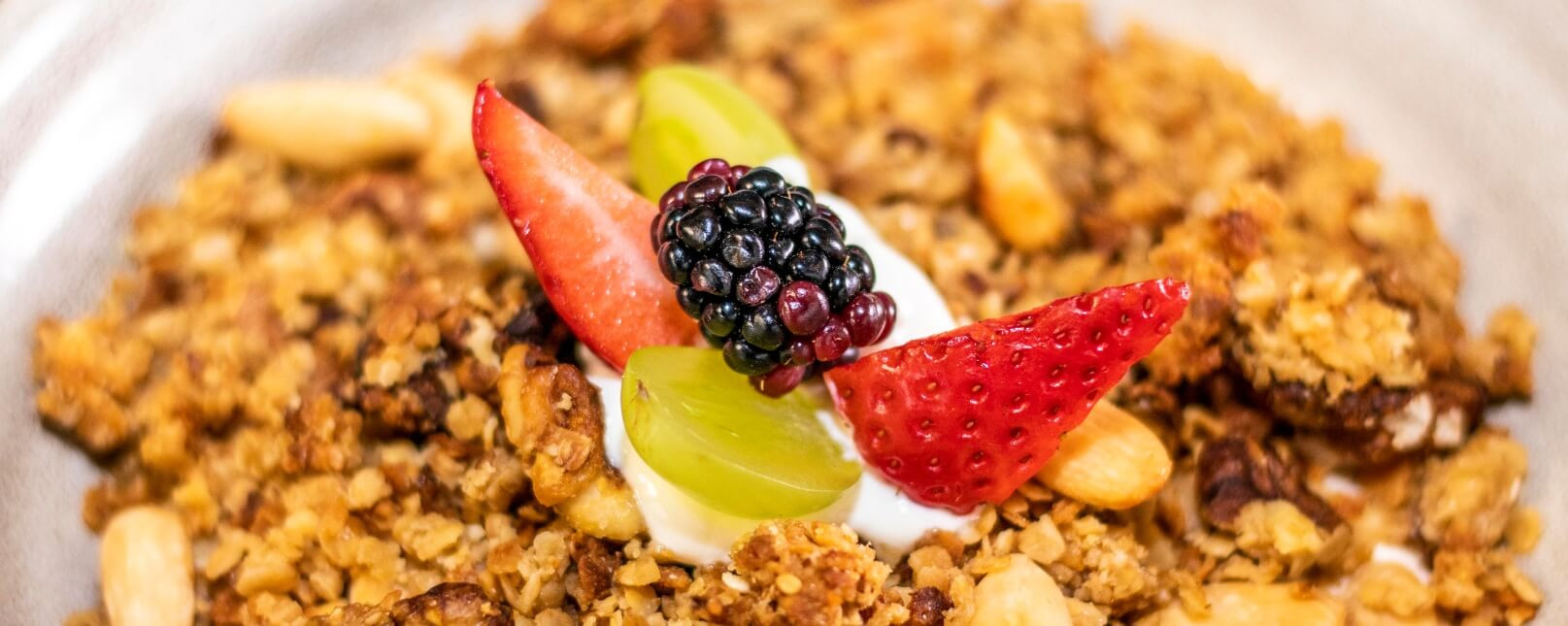 Breakast granola www.hillyard-house.co.uk